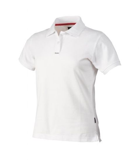 Polo Shirt Pique Lady 82168 white 12 - zum Schließen ins Bild klicken