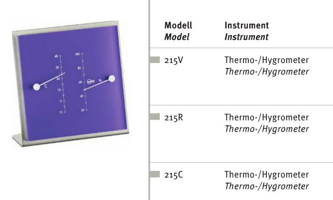 Barigo Thermo/Hygro violett - zum Schließen ins Bild klicken