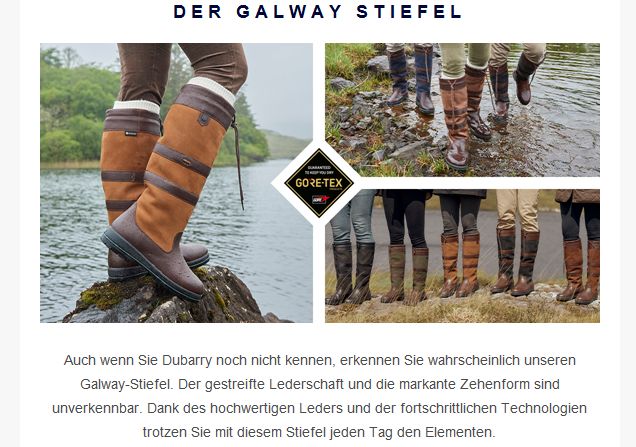 Dubarry Galway Stiefel Gr 36 black