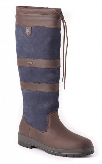 Dubarry Galway Stiefel Gr 38 navy/brown - zum Schließen ins Bild klicken