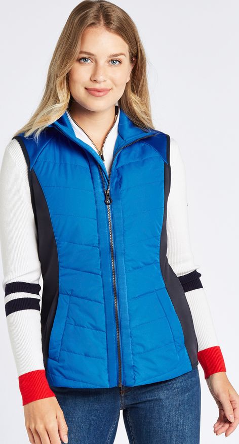 Gilet Foyle kingfisher blue Lady 40