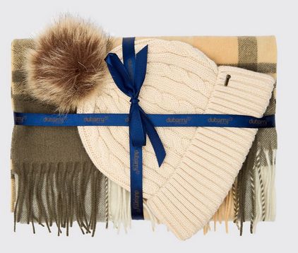 Haube+Schal Foley Dubarry dusky green