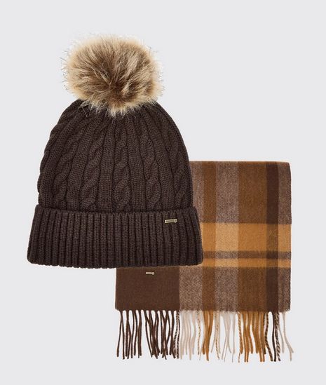 Dubarry Haube + Schal Foley elk