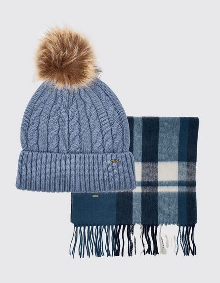 Haube + Schal Foley Dubarry indigo