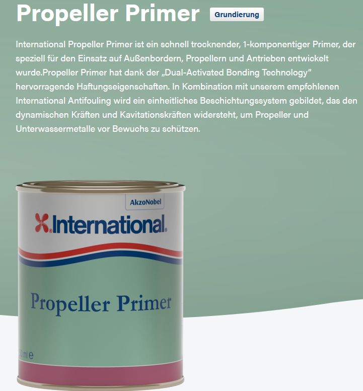 Propeller Primer International 250ml rot - zum Schließen ins Bild klicken