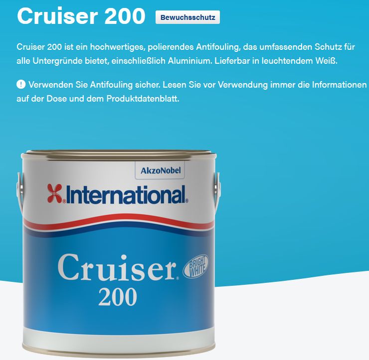 Cruiser 200 blau 750ml - zum Schließen ins Bild klicken