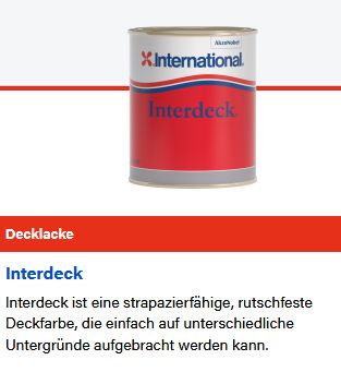 Interdeck blau 923 750ml - zum Schließen ins Bild klicken