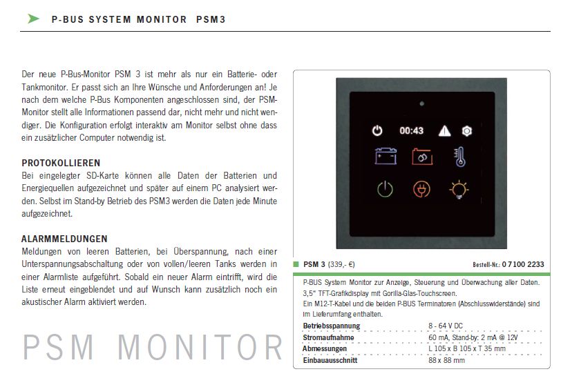 System Monitor PSM 3