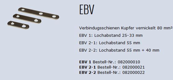 Verbindungsschiene EBV2-1