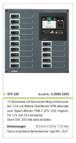 STV 235 Stromkreisverteiler m BTM o Shun