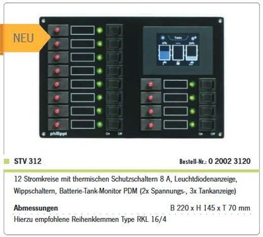 STV 312 Stromkreisverteiler mit TCS