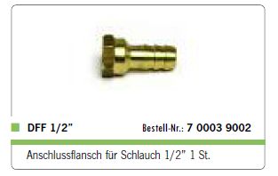 Anschlussflansch DFF1/2" für DFS - zum Schließen ins Bild klicken