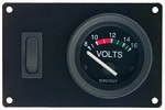 Voltmeter PV-12V 52mm mit Umschalter