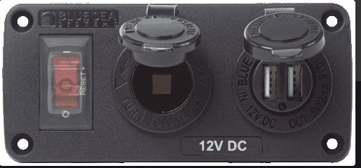 Steckdosenpanel BS4363 mit DC/USB Dosen