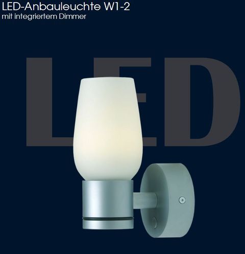 LED Wandleuchte W1-2 chrom-glanz 3x1W ww