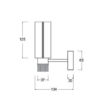 LED Wandleuchte CORA gold-glanz 3x3W ww