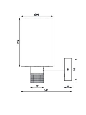 LED Wandleuchte NOVA gold-glanz 3x3W ww