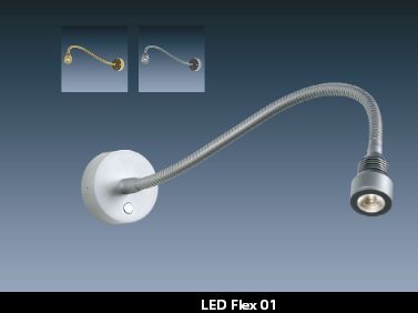 LED Flex 01 gold-glanz 500mm 3W 25°ww - zum Schließen ins Bild klicken