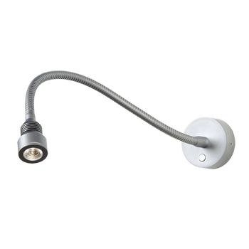 LED Flex 01 chrom-matt 300mm 3W 25°ww