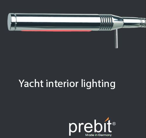 LED Flex07 chrom-matt 500mm rot/wweiß