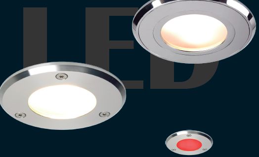 LED EB42-3 Master dm120mm niro rot/wweiß