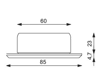 LED EB33R-3 Slave dm85mm IP67 niro wweiß