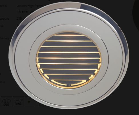 LED EB33R-3 Master dm85mm IP67 niro b/ww