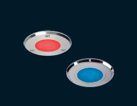 LED EB32R-3 Slave dm85mm IP67 niro blau/