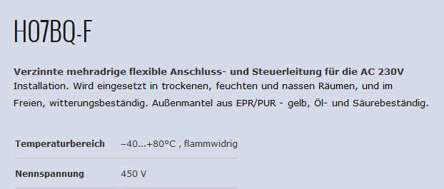 Kabel HO7BQ-F 3x2,5mm² Verzinnt gelb 50m - zum Schließen ins Bild klicken