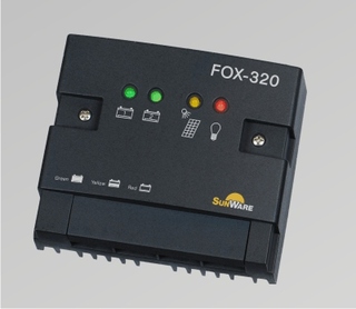 FOX-320 LED Laderegler 22A 12/24V 2Batte