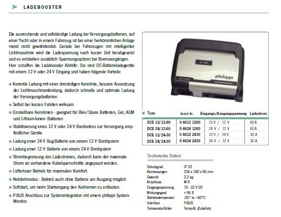 Ladebooster DCE12/12-60A Ladestrom